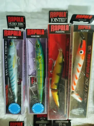 Lote señuelos pesca Rapala