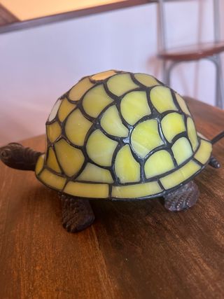 Lámpara tortuga Tiffany cristal