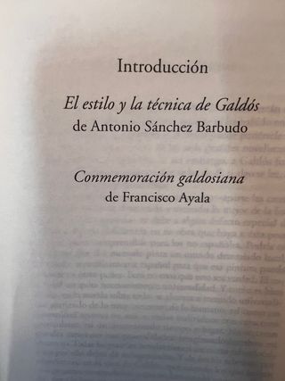 Novelas de Benito Pérez Galdós