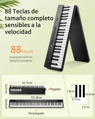 Piano Digital Portátil Donner DP-10