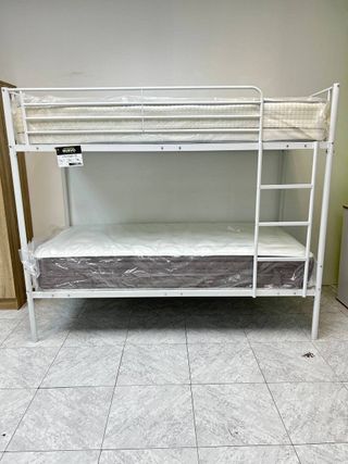 Litera cama doble 90x190 metálica