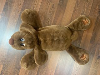 2 Peluches Grandes Oso y Perro Marrón