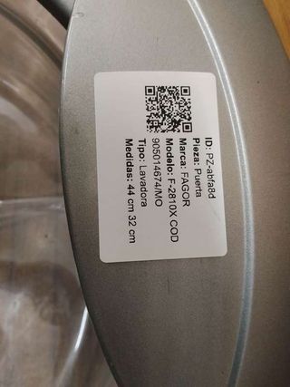 Puerta Lavadora FAGOR F-2810X