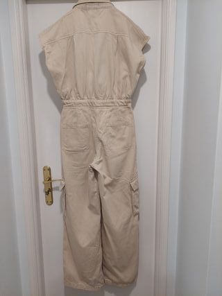 Macacão Pull&Bear bege tamanho S