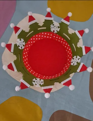 Cesto Navideño Decorativo