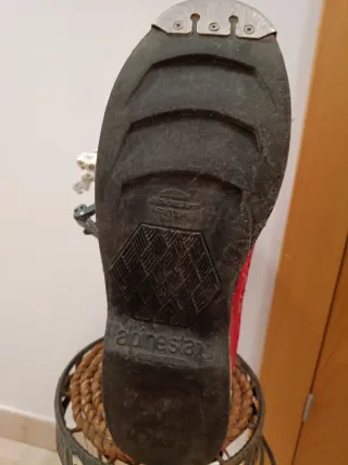 Botas Motocross Alpinestars Rojas y Negras