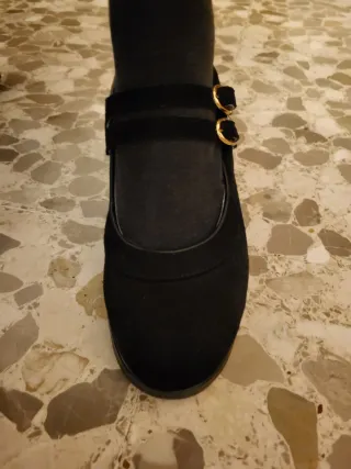 Zapatos Flamenco El Rocio Negros