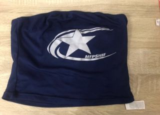 Top palabra de honor Shein azul talla única