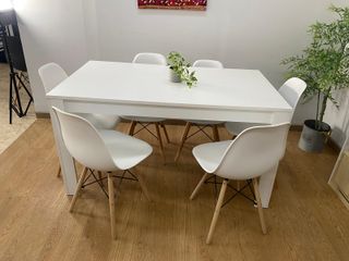 Pack hogar: mesa y sillas modernas ¡¡¡REBAJADO!!!