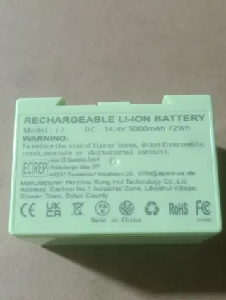 Batería irobot roomba Recargable Li-ion 14.4V 5000