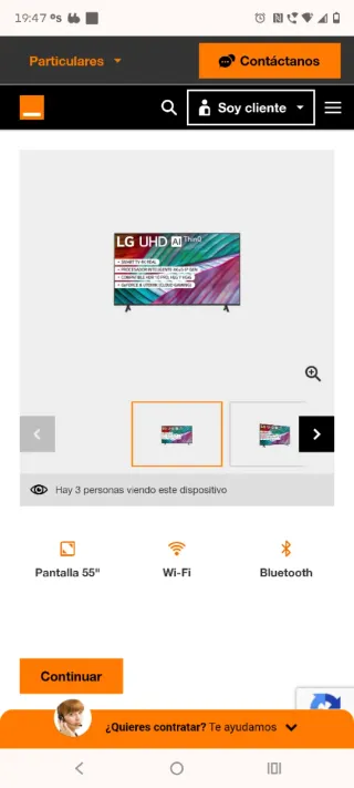 LG Smart TV 55/78 4K UHD AI ThinQ