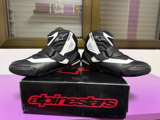 Botas Alpinestars SMX-1 R V2 Negras/Blancas
