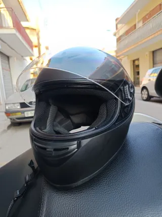 Casco integral negro thallaL