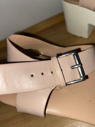 Sandalias Stradivarius Beige Plataforma