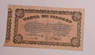 Billetes antiguos  Papel de Fianza 1939