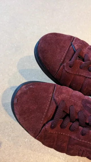 Zapatos Farrutx ante burdeos