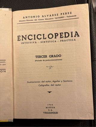 Enciclopedia Alvarez 1964 ORIGINAL. IMPECABLE.