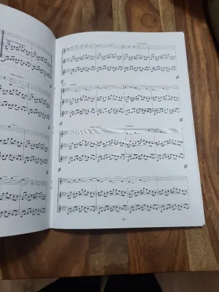 Partitura Trio Per Uno Percusión Nebojša Živković