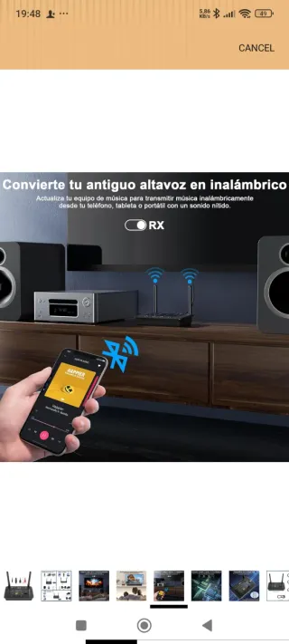 1Mii B03S Bluetooth 5.3 Transmisor Receptor
