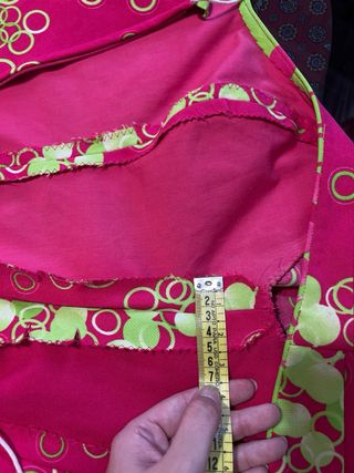 Traje Flamenca Rosa y Verde