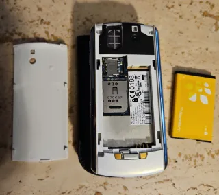 BlackBerry Pearl Plata/Blanco