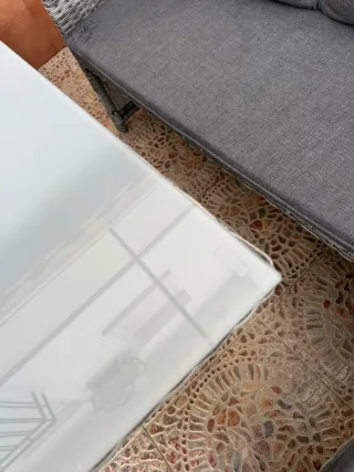 Conjunto de muebles de jardín ratán