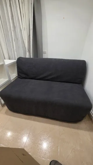 Sofá Cama 2 Plazas Gris