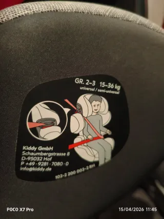 Silla de coche Cybex negra
