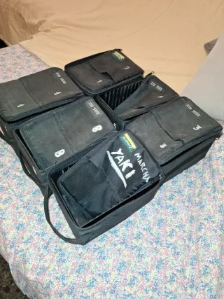 Lote 6 organizadores de CD