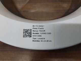 Puerta Lavadora Fagor 1L509G