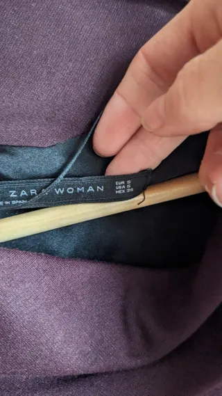 Vestido Zara Morado