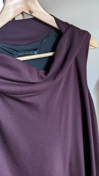 Vestido Zara Morado