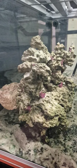 Piezas grandes de roca artificial para acuario, co