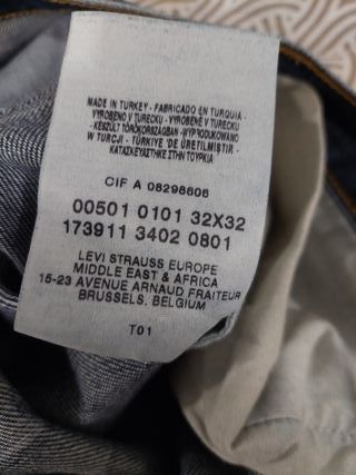 Calças Levi's 501 Tam 42