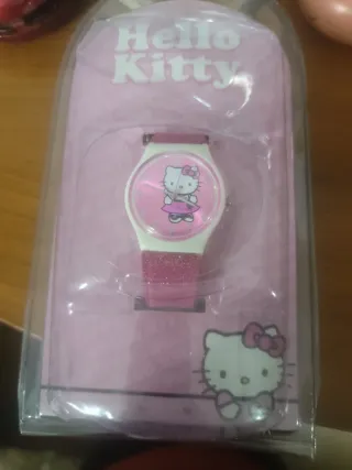 Reloj Hello Kitty Rosa y Blanco