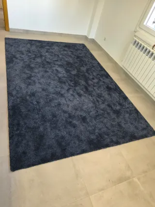 Alfombra azul/gris 3x2m