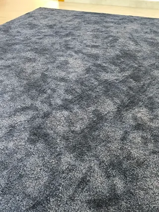 Alfombra azul/gris 3x2m