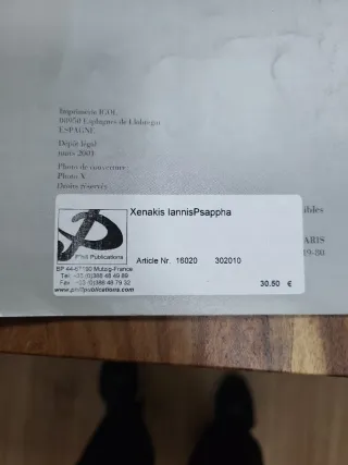 Psappha Salabert Ediciones