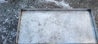 Plancha industrial acero inoxidable