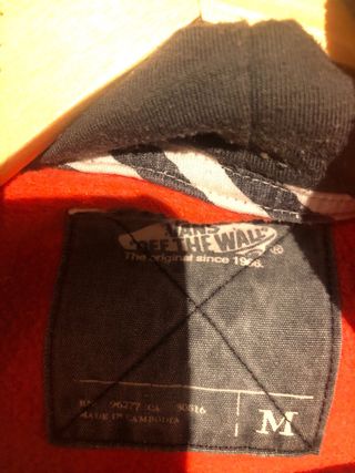 Sudadera Vans Naranja Off The Wall