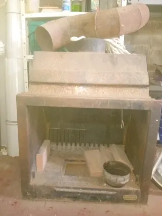 Casco de chimenea hierro fundido