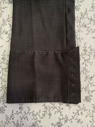 Traje de Flamenco Azul y Gris