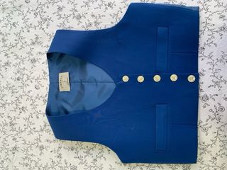 Traje de Flamenco Azul y Gris