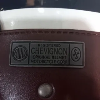 Casco Moto Chevignon Negro. Made in France
