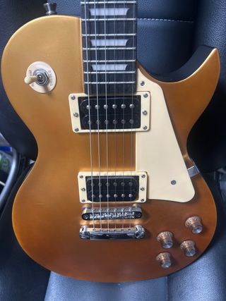 Guitarra Eléctrica Harley Benton Les Paul gold