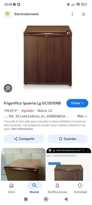 Frigorífico pequeño