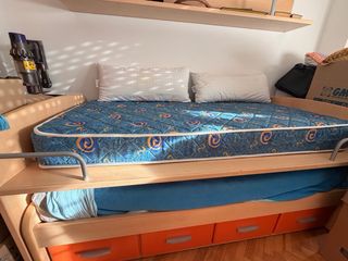 Cama nido completa con colchones