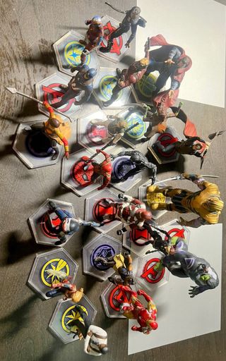 Conjunto Figuras Marvel Disney Store 20 uds