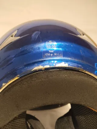 Casco Moto Azul NZI