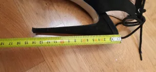 Sandalias de tacón negras mujer